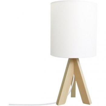 Lámpara de Mesa Kanuni Blanca - Iluminación Elegante y Moderna