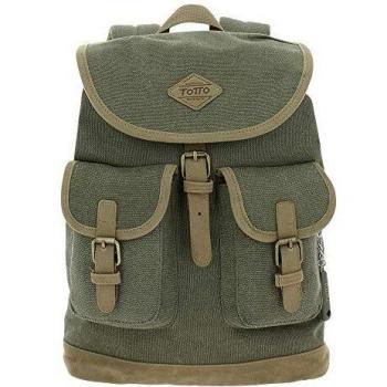 TOTTO MORRAL CAPRINI Mochila, Adultos Unisex, Verde
