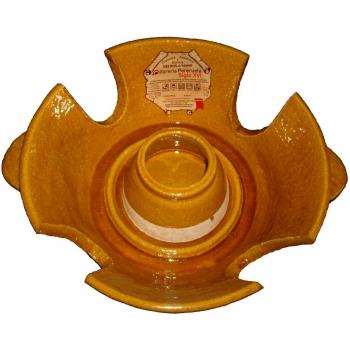 Alfarería Pereruela Siglo XVI APHRQ30 - Hornillo quemador de barro refractario auténtico, 30 cm