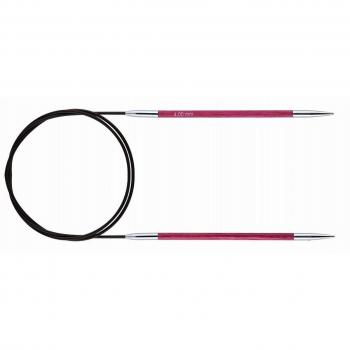 Knit Pro Royale Circular Fijo Tejer, Abedul/latón, Multicolor, 80 cm x 4,00 mm