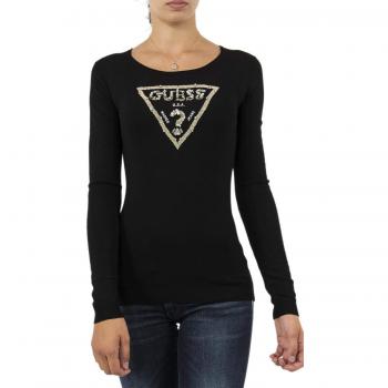 GUESS Jersey W84R81 Z2760 JBLK M Negro