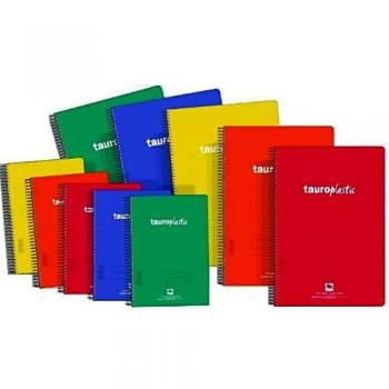 Block ZORR Tauro Plastic Tapa PP 4 80h PAUTA 2 5 90g Col Surtidos