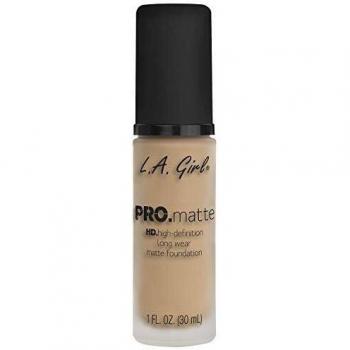 L.A. Girl PRO Matte HD Long Wear Foundation 30mL - Nude