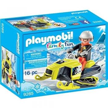 PLAYMOBIL- Moto de Nieve, Multicolor, única