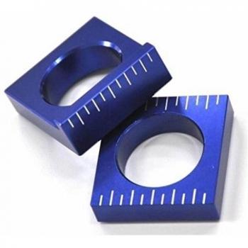 V PARTS - 45509 : Tensores De Eje Trasero Yamaha Azul