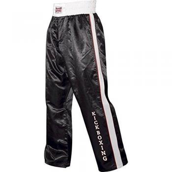 Paffen Sport Kick Star pantalones de kickbox, todo el año, Unisex, color negro/blanco/rojo, tamaño extra-large