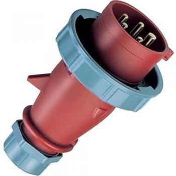 Enchufe Mennekes AM-TOP 32A 5P 6H 400V IP67 Rojo
