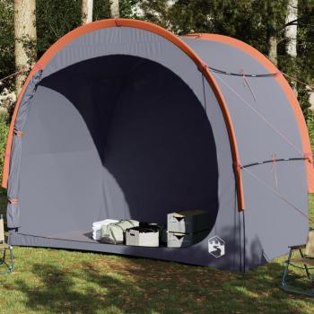 Tienda de Almacenamiento Impermeable Gris y Naranja