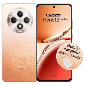Smartphone Oppo Reno 12F 5G - 8GB RAM, 256GB Almacenamiento, Pantalla 6.67, Carga Rápida 45W, Doble SIM, Cámara Triple de 50MP,