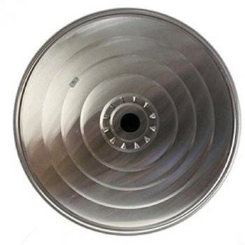 Garcima - Tapa de aluminio con devaporiser, Plateado, 36 cm