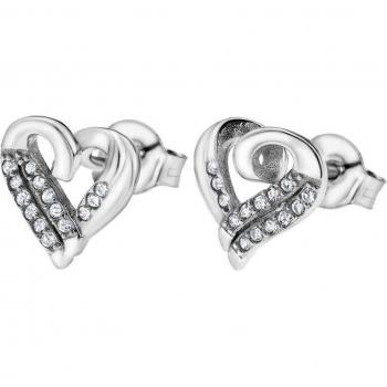 Pendientes Time Road WS01351 Corazón de Plata para Mujer
