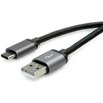Cable USB 2.0 ROLINE, tipo C - tipo A, negro, 3 m