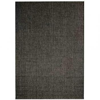 vidaXL Alfombra Exterior/Interior 120x170cm Apariencia Sisal Gris Oscuro Casa