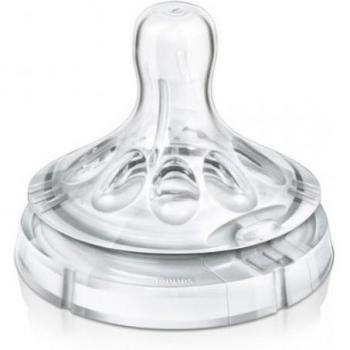 Philips Avent Tetina Natural Flujo Lento 1M+ 2 Unidades