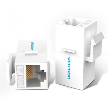Conector RJ45 Cat6 UTP Vention IPGW0-5 (Blanco, 5 unidades)