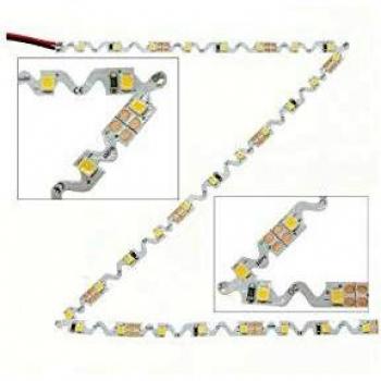 Cinta LED Plegable 'S' DC24V 60 LEDs SMD2835 14W/m 10m - Luz Diurna Blanca 6000K
