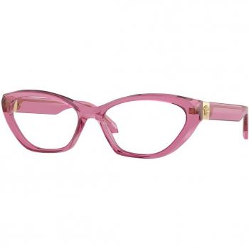 Versace VE3356 5469 Women’s Eyeglasses Pink Size 53 - Blue Light Block Available