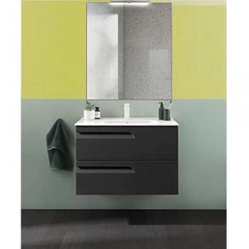 ROYO Vitale Conjunto Mueble 2 Cajones F-46 Gris Nature - Medida: 60 CMS