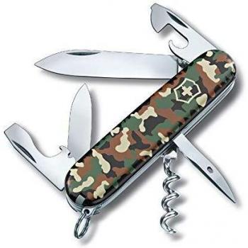 Victorinox Spartan Navaja de 91 mm con 12 funciones, incluyendo hoja grande y sacacorchos