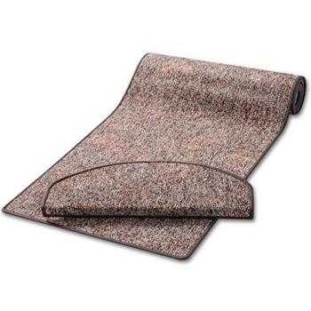 Camino de mesa de ancho | De colour marrón, colour rosa con dibujos | Producto de alta calidad de Alemania | Se pueden combinar con peldaños de esteras | 4 anchos y longitudes de 27, marrón, Läufer 130x3000cm