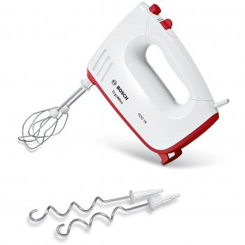 Batidora Amasadora Bosch Ergomixx MFQ 36300, 400 W, Blanco y Rojo