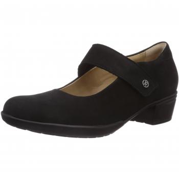 Hartjes XS City - Bailarinas de cuero para mujer, color negro, talla 41