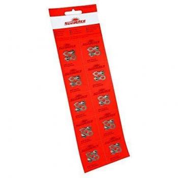 SUN RACE CNQ11 11-Speed Easy Link per 10 Cadenas Y RECAMBIOS, Adultos Unisex, Plateado, ESTANDAR