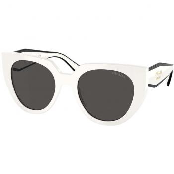 Prada PR 14WSF Asian Fit 1425S0 Women’s Sunglasses White Size 53