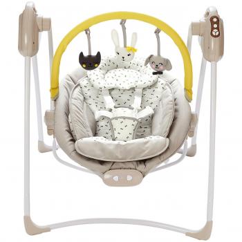 Vertbaudet balancn con arco de juegos babyswing vertbaudet gris estampado unica