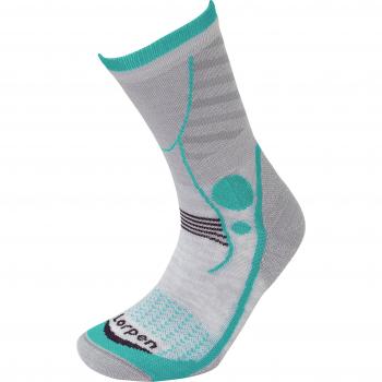 Lorpen T3 luz calcetines de excursionista de la mujer, mujer, jade