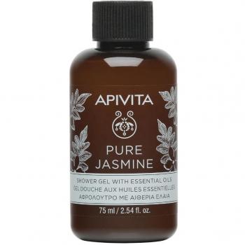 Apivita Pure Jasmine Shower Gel Moisturizing Shower Gel with Essential Oils 75 ml