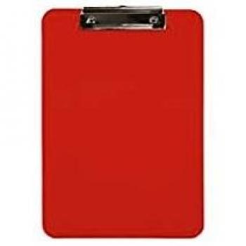 Portanotas q-connect plastico din a4 rojo 2,5mm