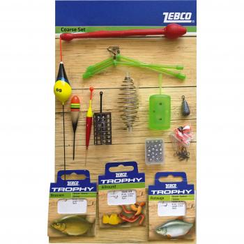 Zebco Angelsets Coarse Set - Combo de caña y Carrete, Color Multicolor