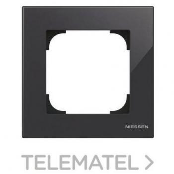 Marco 1 elemento cristal negro Niessen Sky 8571 CN