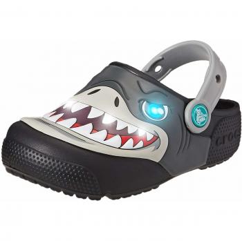 crocs Fun Lab Lights Clog, Zuecos Unisex Niños, Negro
