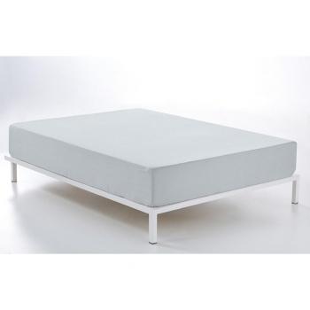 Sábana Bajera Ajustable Alexandra House Living Gris Perla 180 x 200 cm