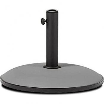 GREATOOL - Base de Sombrilla, Soporte para Parasol 25KG Sombrilla Jardin,Sombrilla Jardin, 300 x 200 cm, Con 6 Vanillos, Protección Uv +50,