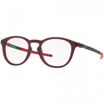 Ray-Ban 0OX8105 Monturas de gafas, Satin Brick Red, 50 para Hombre
