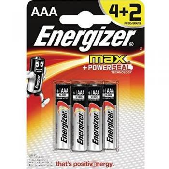 1x4+2 Energizer Max Micro AAA LR 3 1,5V