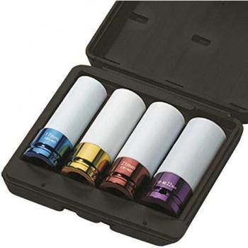 JBM 52338 - Pack de 4 Vasos de Impacto, Especial extracción Ruedas