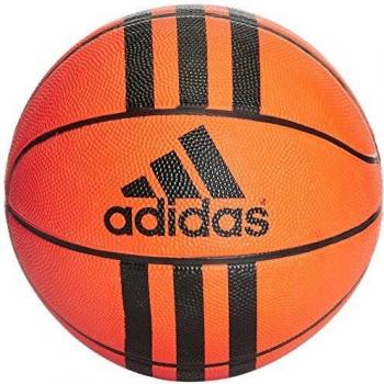 adidas 3 Stripes Mini Bola de Basketball, Unisex Adulto, Orange/Black