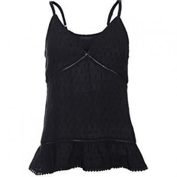 Superdry Mujer Camisola de Encaje Summer Negro 38
