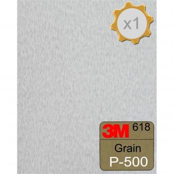 3M hoja abrasiva 618 grano seco 230x280 500 x 1