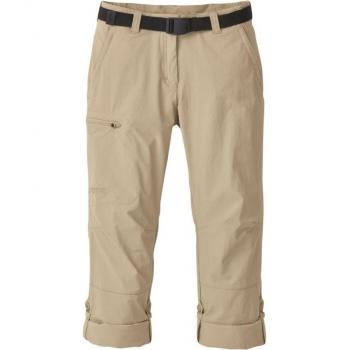 Maier Sports Lulaka Women's Outdoor Pants - Breathable, Roll-Up Function, Size 38, Teak Color