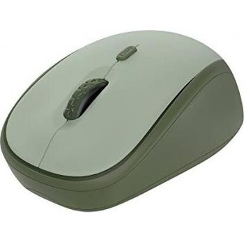 Trust Yvi+ Wireless Silent Mouse Green, Right-Handed, RF Wireless, Optical, 1600 DPI