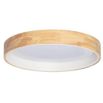Plafón LED 30W Circular de Madera Ø570 mm CCT Seleccionable Dari Iluzzia