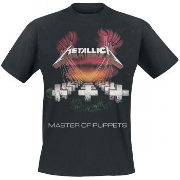 Master of Puppets 1986 European Tour Black T-Shirt