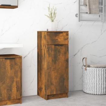 Mueble de baño Smoke Oak 32x34x90 cm Madera multicapa