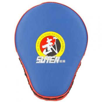 SUTEN PU Boxeo Mitt Formacion Objetivo Focos Cojin del sacador Guante Sanda Kick MMA Taekwondo Azul