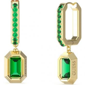 Pendientes Guess Hashtag de acero dorado